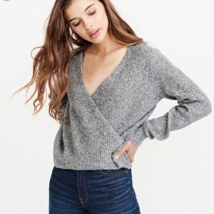 Abercrombie & Fitch wrap knit sweater